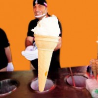 2018新款奶酪机 大型商用雪花酪机 多功能土耳其冰淇淋机