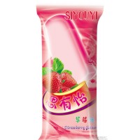 草莓冰棒淇淋袋雪糕食品袋塑料彩印袋机器自动包装膜现货厂价直销
