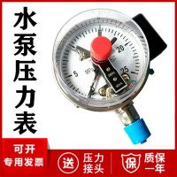 水泵压力表厂家价格 水泵压力仪表YXC-100B型号