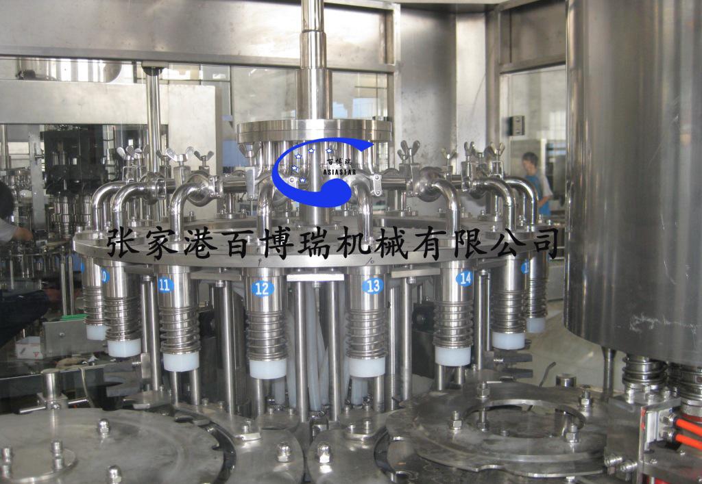 厂家供应四合一果汁饮料灌装机(BBR-35)热灌装机 +LOGO
