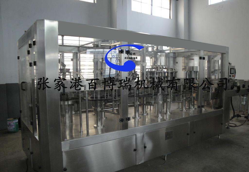 厂家供应四合一果汁饮料灌装机(BBR-35)